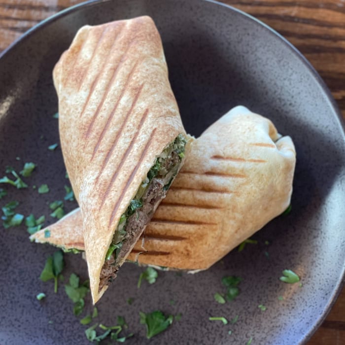 Beef Shawarma Burrito.